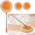 Sunflower Shape Cleaning Mop | 360° Rotating Extendable Microfiber | For Walls, Floors, Bathroom, Windows