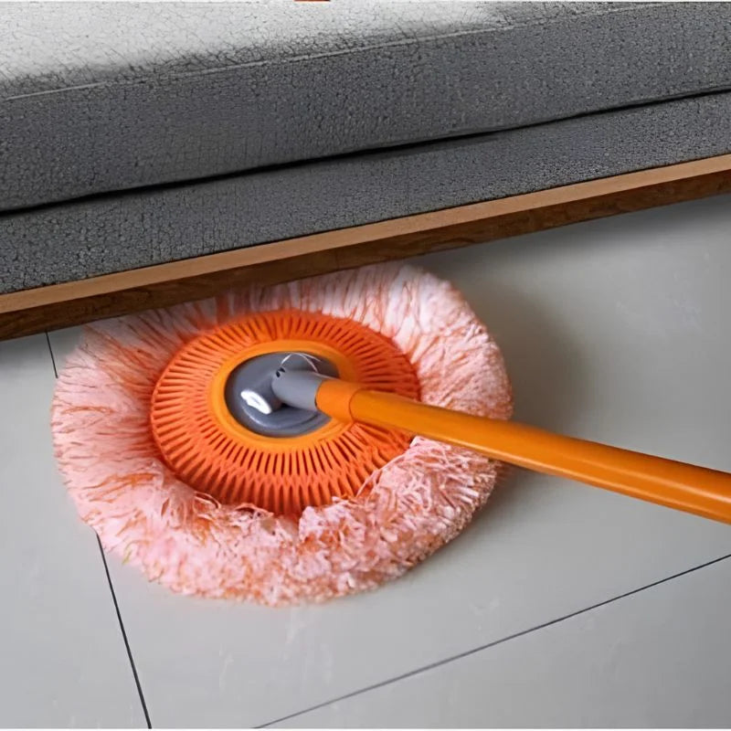 Sunflower Shape Cleaning Mop | 360° Rotating Extendable Microfiber | For Walls, Floors, Bathroom, Windows