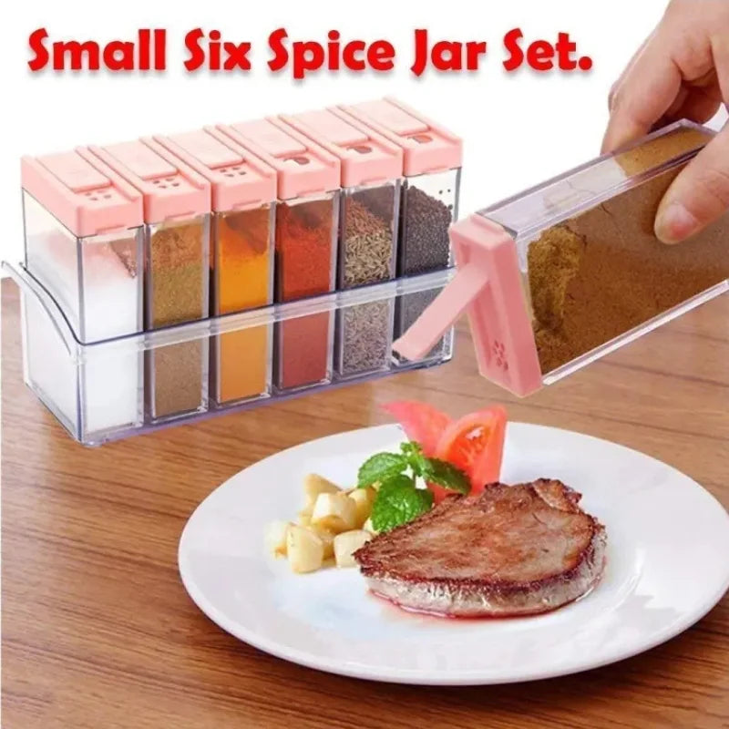 Spice Jars Dispenser & Masala Rack