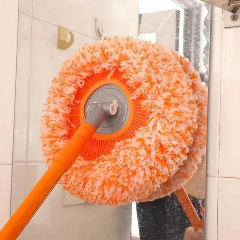 Sunflower Shape Cleaning Mop | 360° Rotating Extendable Microfiber | For Walls, Floors, Bathroom, Windows