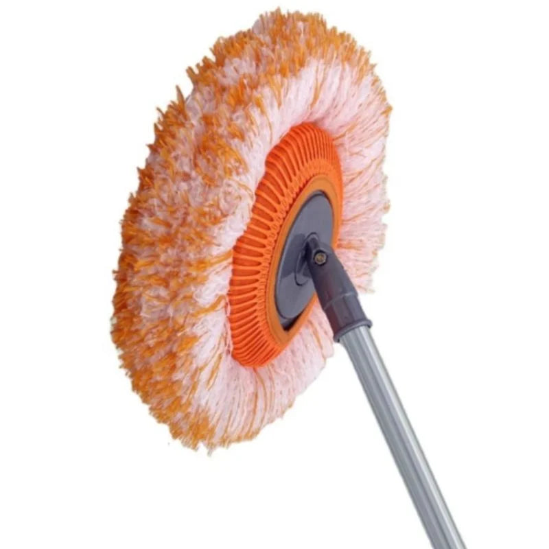 Sunflower Shape Cleaning Mop | 360° Rotating Extendable Microfiber | For Walls, Floors, Bathroom, Windows