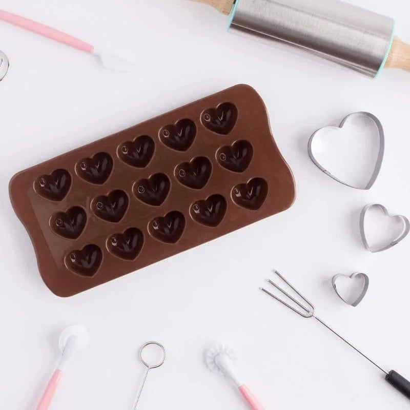 Silicone Chocolate Molds – Non-Stick Candy & Cake Making Molds for Kids & Adults